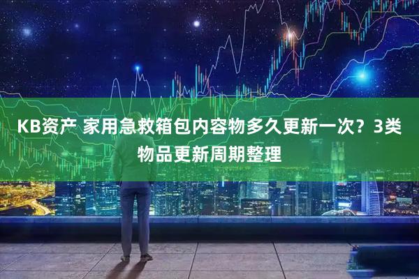 KB资产 家用急救箱包内容物多久更新一次？3类物品更新周期整理